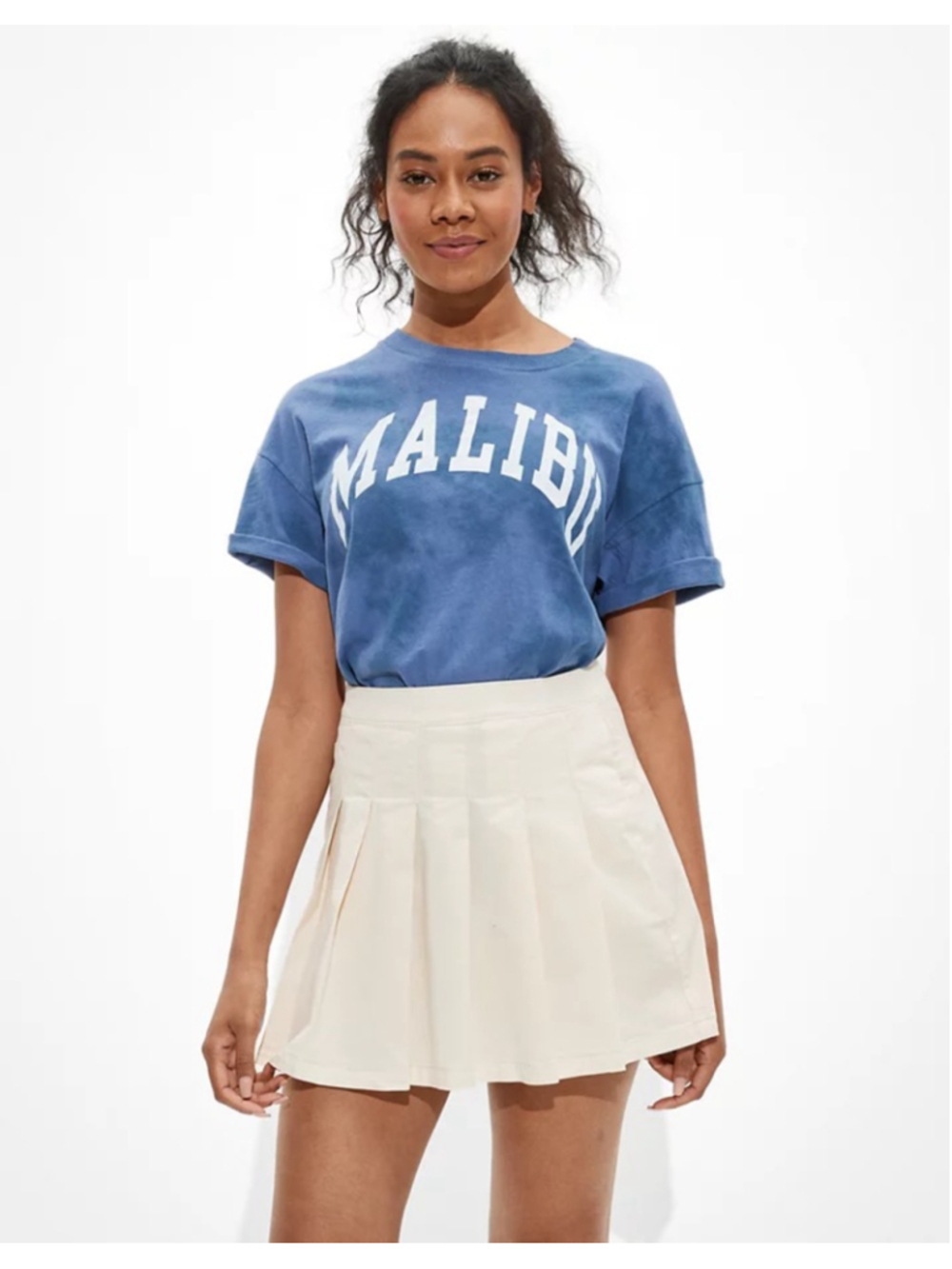 American Eagle AE Super High-Waisted Pleated Tennis Skirt Size 8 BNWT Preppy